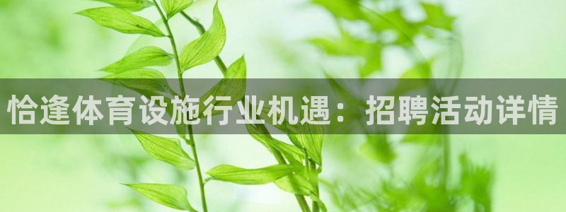 凯捷体育：恰逢体育设施行业机遇：招聘活动详情