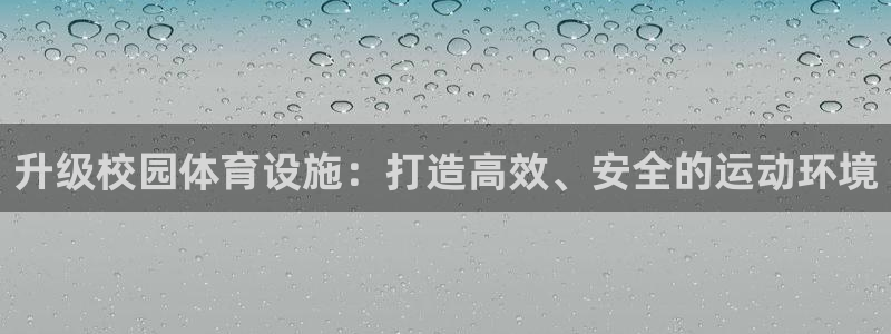 凯捷体育平台注册流程图：升级校园体育设施：打造高效、