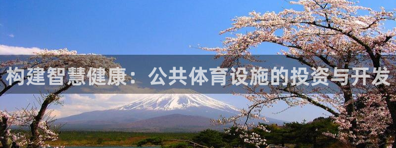 凯捷体育集团官网首页网址：构建智慧健康：公共体育设施