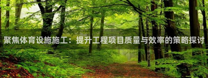 凯捷集团官网：聚焦体育设施施工：提升工程项目质量与效